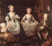 William Hogarth The Graham Childen USA oil painting reproduction